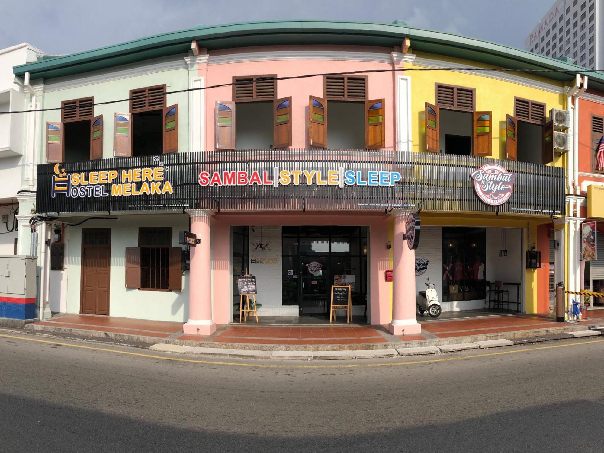 Sleep Here Hostel, Melaka Exteriér fotografie